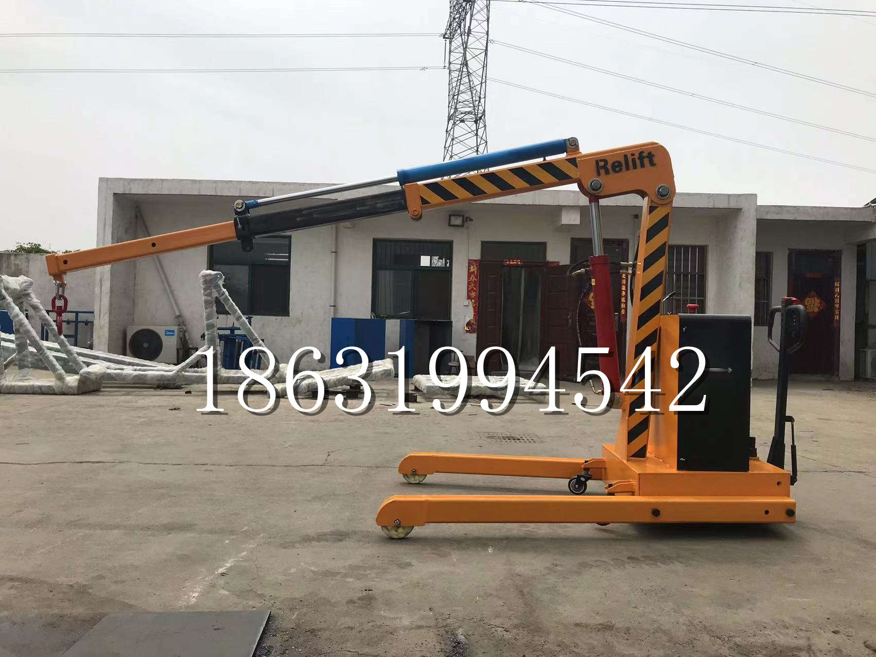 巧家县久征定做3吨三轮随车吊 农用园林绿化移树吊 平板工程用小吊机